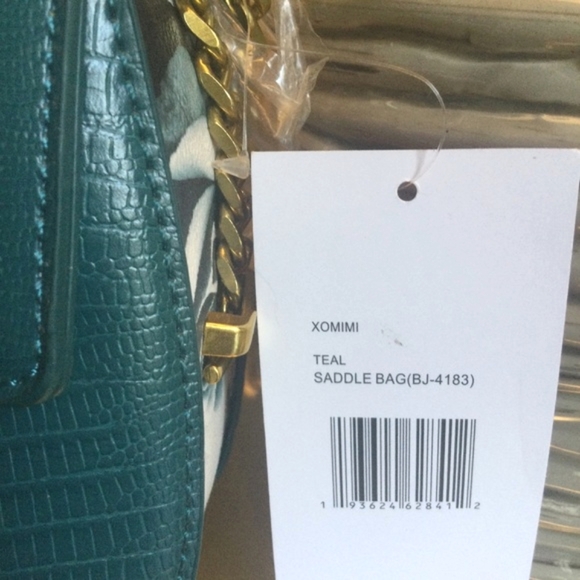 Betsey Johnson Snake Teal Shoulder Bag - Picture 14 of 14